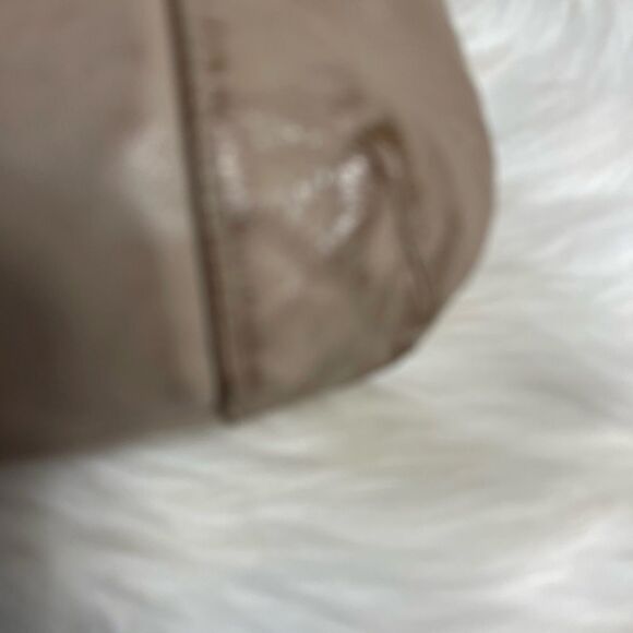 Coach  Daisy LEATHER Sand and orange medium Shoulder bag.silver tone hardwares - Picture 14 of 16